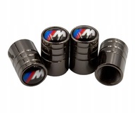 Nakrętki na wentyle, BMW M-Power, czarny chrom