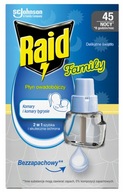 Raid family Płyn owadobójczy przeciwko komarom od 1 roku życia zapas wkład