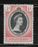 Falklandy, Mi: FK 116, 1953 rok