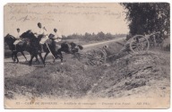 Francuska Artyleria Konna armata 75mm 1914r FELDPOST Niemcy 120km od Paryża