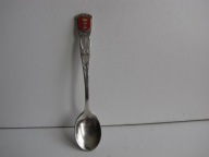 ŁYŻECZKA HEFRA POSREBRZANA HERB GDAŃSK