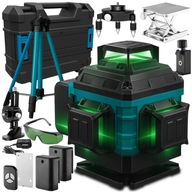 Poziomica Laserowa 4D 16 Linii 360 Laser Krzyżowy ZESTAW