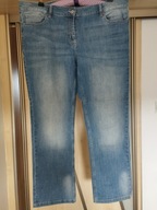 SPODNIE DAMSKIE DŻINSOWE BAWEŁNIANE R.46