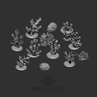 koralowce druk3d warhammer figurki podstawki