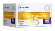 Novativ Olej z wiesiołka 60 kapsułek Bez cukru
