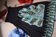 * CIEN DE ORO * SUKIENKA LETNIA W PAWIE OCZKA_36