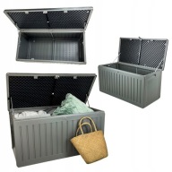 SKRZYNIA OGRODOWA DUŻA SKRZYNKA BALKONOWA KUFER SCHOWEK NA TARAS SIEDZISKO