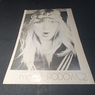 OFICJALNY PLAKAT PAGARTU W JĘZYKU ANGIELSKIM PROMUJĄCY MARYLĘ RODOWICZ 1985