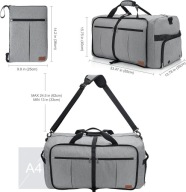 Składana torba podróżna 120L z kieszenią na buty, wodoodporna