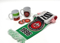 WKRA Radzanów dla WOŚP–limitowany szalik 30-lecia, kubki klubowe, naklejki