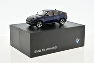 BMW X6 x Drive 50i blue metallic 1/43 SCHUCO 80420428198