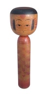 Oryginalna japońska lalka kokeshi typ tradycyjny rodzina Yajiro 30 cm