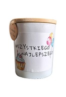 Świeca sojowa personalizowana zapachowa CYNAMON 150ml dzień kobiet prezent