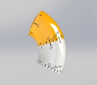 Protopipe ⌀70 R160 Element do prototypowania układu rurowego 45°