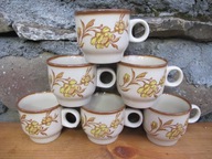 KREMOWA Filiżanka_Porcelit PRUSZKÓW_ VINTAGE PRL