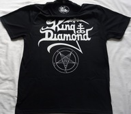 King Diamond Mercyful Fate T-Shirt Męski Czarny Koszulka Black Metal 5XL
