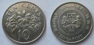 Singapur 10 Cent 1986