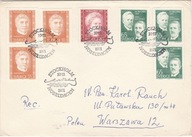 3 kasowniki pocztowe - dzień Noblowski - Maria Curie-Skłodowska