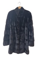 Luksusowe futro z norek BLACKGLAMA-Stan idealny, model "poprzeczka"