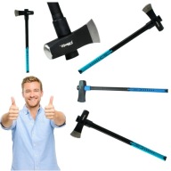 SIEKIERA ROZŁUPUJĄCA TOPOREK DUŻA DO ŁUPANIA DREWNA MOCNA SOLIDNA JOBI