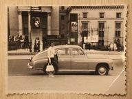 Auto WARSZAWA - CIEKAWE, STARE, MAŁE ZDJĘCIE, WYMIARY 116 mm x 85 mm