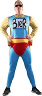 BEERMAN PIWOSZ SUPERMAN SUPERHERO SMAKOSZ PIWA Strój Kostium XL XXL