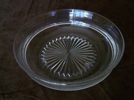 PATERA NA OWOCE SZKLANA NISKA ŚREDNICA 21 CM PRL