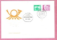 DDR 1973, FDC 4, Freimarken mały format, miasta