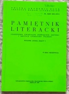 PAMIĘTNIK LITERACKI Rocznik LXXXIX, zeszyt 3