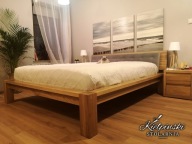 Łóżko dębowe bądź jesionowe od Producenta