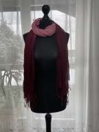 M Szalik Hummingbird ombre róz bordo frędzle