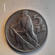 5 zł. 1959 Rybak, ładne.