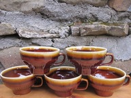 Filiżanki z serwisu " KASIA"_Fajans MIROSTOWICE l.60 XXw