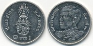 Tajlandia 1 Baht - 2018r ... Monety