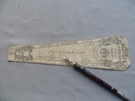 KSIĄŻ APTEKA W KSIĄŻU RECEPTA ORZEŁ ROSJA CARSKA 1900 KIELCE DĄBROWA przedw