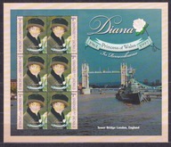 1998 St.Vincent Grenadiny Księżna Diana Mi arkusik 4461 **