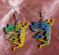 Kolczyki z żywicy epoksydowej 13