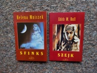 SERIA KLASYKA ROMANSU MNISZEK HULL-SFINKS + SZEJK WYD ŁUK BIAŁYSTOK KOMPLET