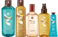 Monoi Tahiti :1 x Woda Vague d'ete 100ml + Zestaw Monoi Yves Rocher