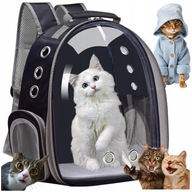 PLECAK TRANSPORTER TORBA DLA NA KOTA PSA KRÓLIKA PRZEZROCZYSTY WENTYLOWANY