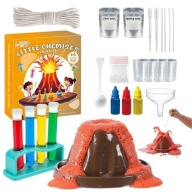ZABAWKA EDUKACYJNA 14 EKSPERYMENTÓW NAUKOWY WULKAN MAŁY CHEMIK EKSPERYMENT