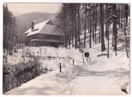 Szyndzielnia dolna Stacja Kolejki Linowej 1964r.