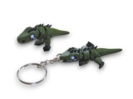 Dinozaur Minis Zielony brelok 3D figurka z ruchomymi elementami