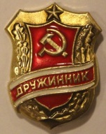 DRUŻINNIK - CIEKAWA PRZYPINKA ROSJA, ZSRR - ZWIĄZEK RADZIECKI