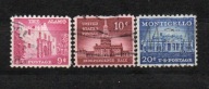 Znaczek USA 9,10,20 cent 1963r. Budowle Alamo