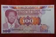 UGANDA, 100 SHILINGI, 1985 (bez daty), P-21, UNC, UNIKAT