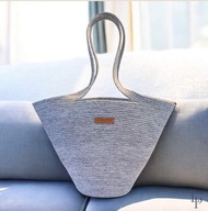 Koszyk na ramię torba na wiosnę miejska NA ZAMÓWIENIE ze sznurka na lato M