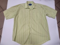 KOSZULA MĘSKA JASNA ZIELEŃ BYGEN -50% r. 44/45 nr 658B