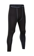 Męskie legginsy termiczne sportowe M