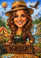 KARYKATURA HOBBY ze Zdjęcia Plakat A4 Antyrama Gratis Prezent Urodziny